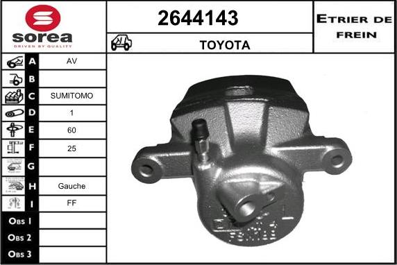 EAI 2644143 - Спирачен апарат vvparts.bg