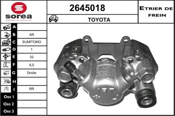 EAI 2645018 - Спирачен апарат vvparts.bg