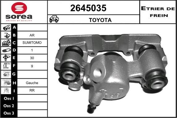 EAI 2645035 - Спирачен апарат vvparts.bg