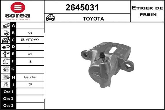 EAI 2645031 - Спирачен апарат vvparts.bg