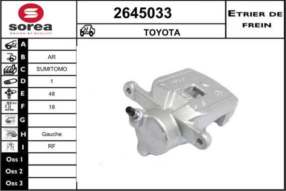 EAI 2645033 - Спирачен апарат vvparts.bg