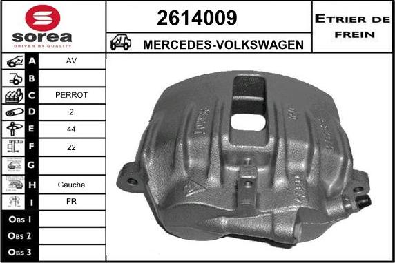 EAI 2614009 - Спирачен апарат vvparts.bg