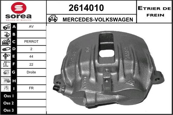 EAI 2614010 - Спирачен апарат vvparts.bg