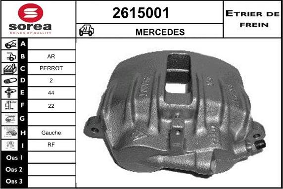 EAI 2615001 - Спирачен апарат vvparts.bg