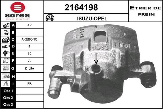 EAI 2164198 - Спирачен апарат vvparts.bg