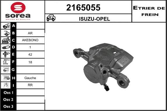 EAI 2165055 - Спирачен апарат vvparts.bg