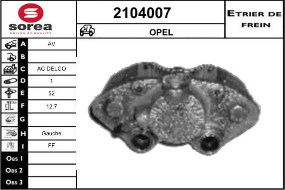 EAI 2104007 - Спирачен апарат vvparts.bg