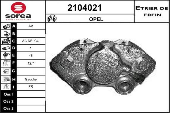 EAI 2104021 - Спирачен апарат vvparts.bg