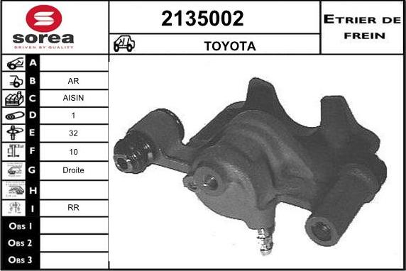 EAI 2135002 - Спирачен апарат vvparts.bg