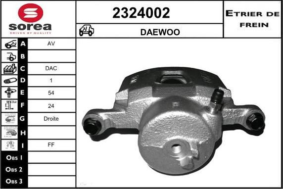 EAI 2324002 - Спирачен апарат vvparts.bg