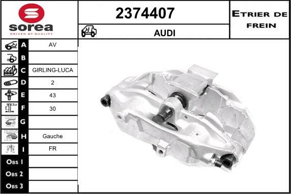 EAI 2374407 - Спирачен апарат vvparts.bg