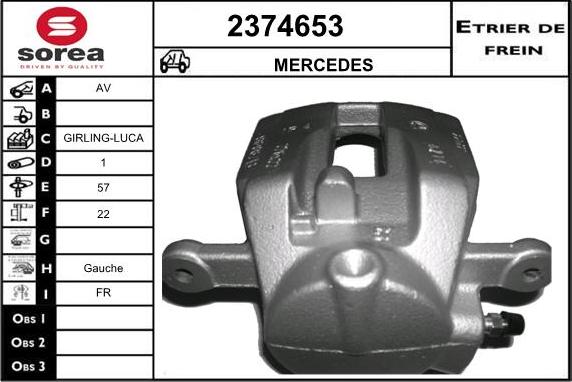 EAI 2374653 - Спирачен апарат vvparts.bg