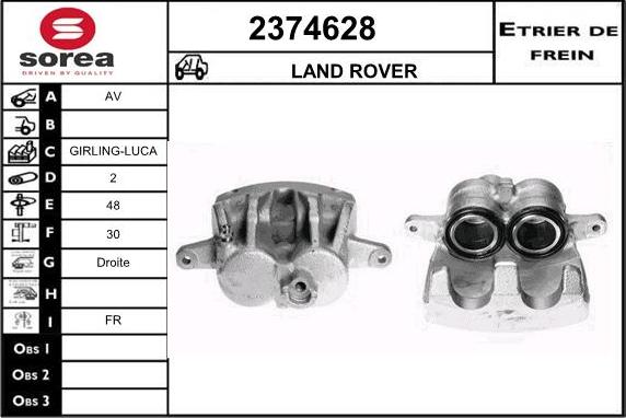 EAI 2374628 - Спирачен апарат vvparts.bg