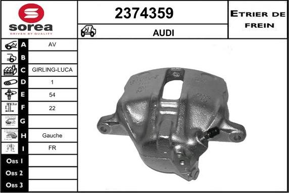 EAI 2374359 - Спирачен апарат vvparts.bg