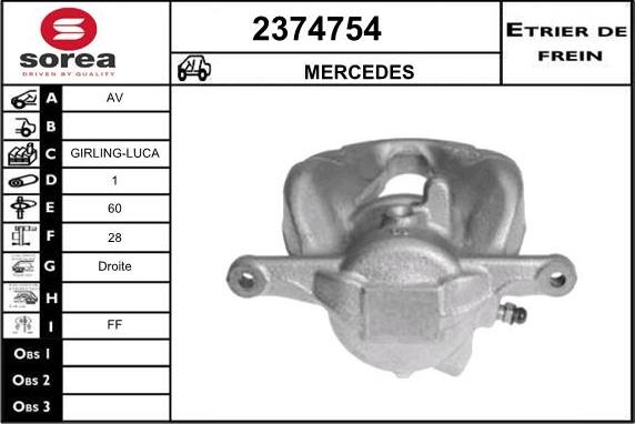 EAI 2374754 - Спирачен апарат vvparts.bg