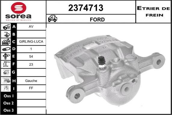 EAI 2374713 - Спирачен апарат vvparts.bg