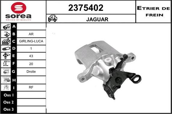 EAI 2375402 - Спирачен апарат vvparts.bg