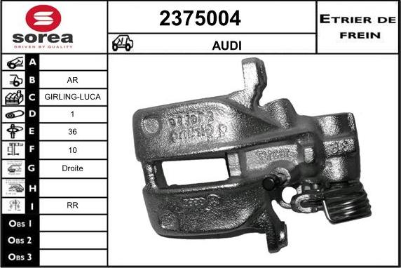 EAI 2375004 - Спирачен апарат vvparts.bg