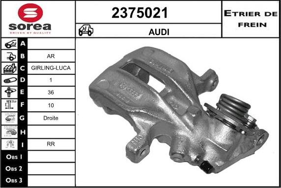 EAI 2375021 - Спирачен апарат vvparts.bg