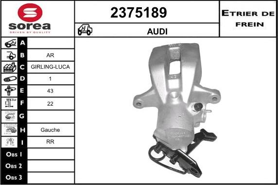 EAI 2375189 - Спирачен апарат vvparts.bg