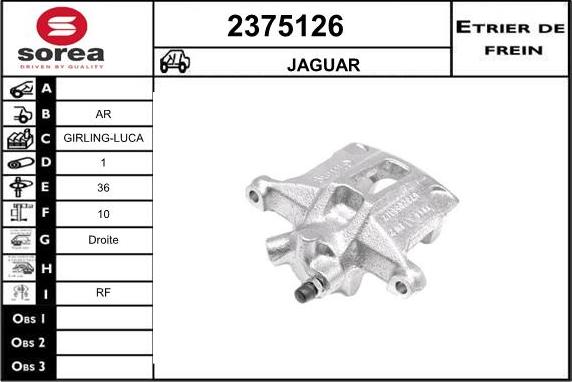 EAI 2375126 - Спирачен апарат vvparts.bg