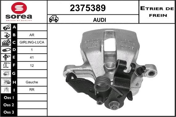 EAI 2375389 - Спирачен апарат vvparts.bg