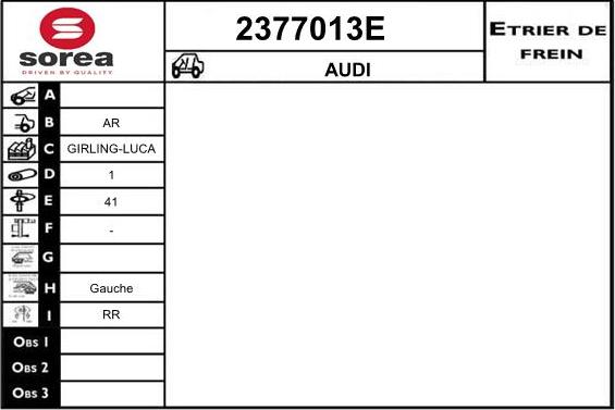 EAI 2377013E - Спирачен апарат vvparts.bg