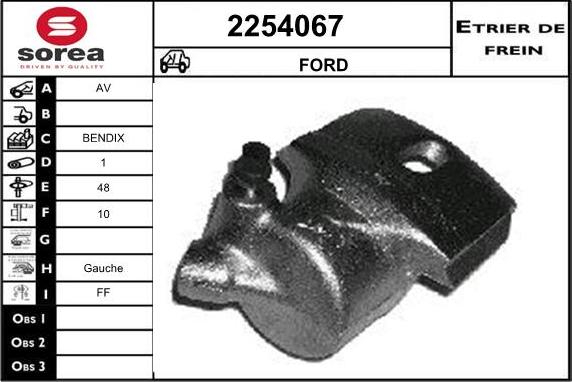 EAI 2254067 - Спирачен апарат vvparts.bg