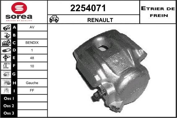 EAI 2254071 - Спирачен апарат vvparts.bg