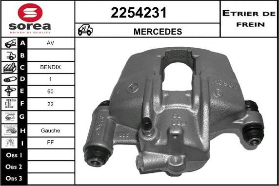 EAI 2254231 - Спирачен апарат vvparts.bg