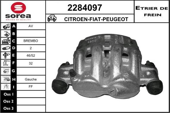 EAI 2284097 - Спирачен апарат vvparts.bg