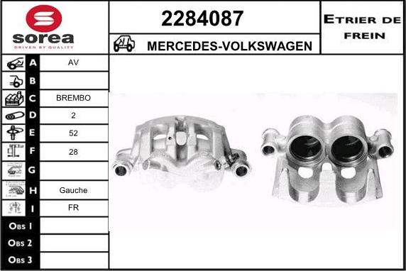 EAI 2284087 - Спирачен апарат vvparts.bg