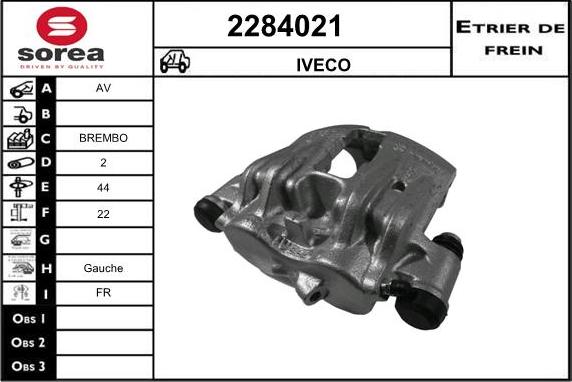 EAI 2284021 - Спирачен апарат vvparts.bg