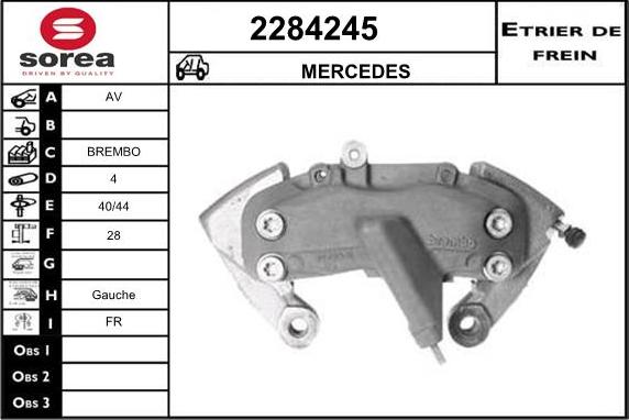 EAI 2284245 - Спирачен апарат vvparts.bg