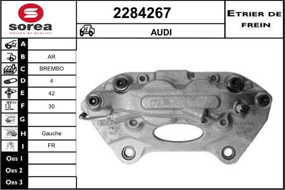 EAI 2284267 - Спирачен апарат vvparts.bg