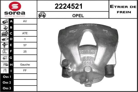 EAI 2224521 - Спирачен апарат vvparts.bg