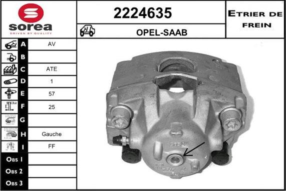 EAI 2224635 - Спирачен апарат vvparts.bg