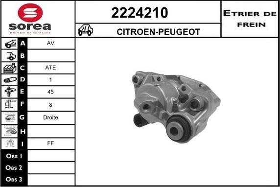 EAI 2224210 - Спирачен апарат vvparts.bg