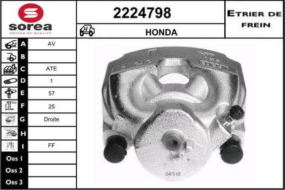 EAI 2224798 - Спирачен апарат vvparts.bg