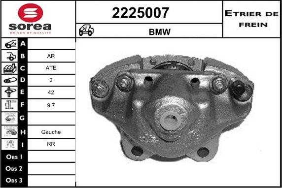 EAI 2225007 - Спирачен апарат vvparts.bg