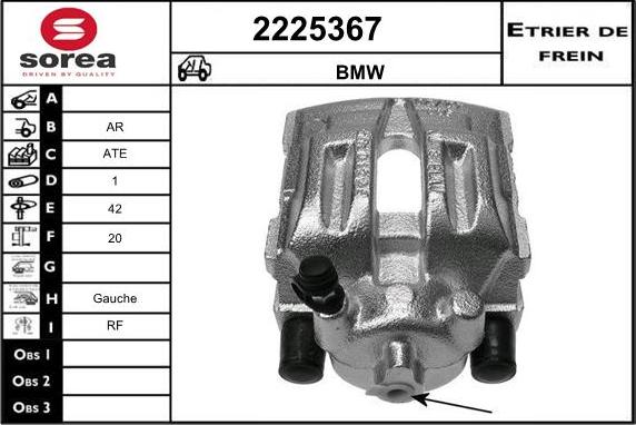 EAI 2225367 - Спирачен апарат vvparts.bg