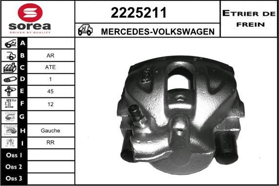 EAI 2225211 - Спирачен апарат vvparts.bg