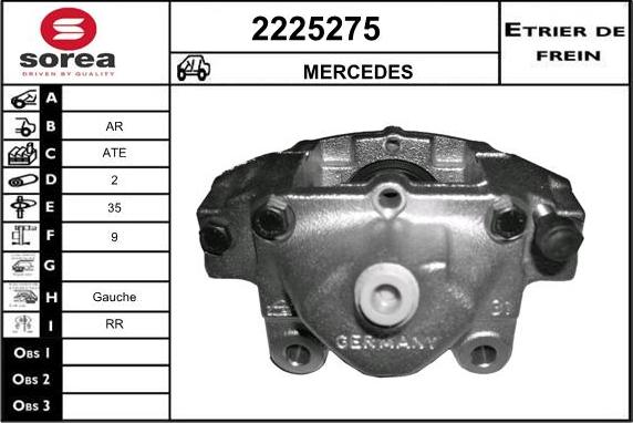 EAI 2225275 - Спирачен апарат vvparts.bg