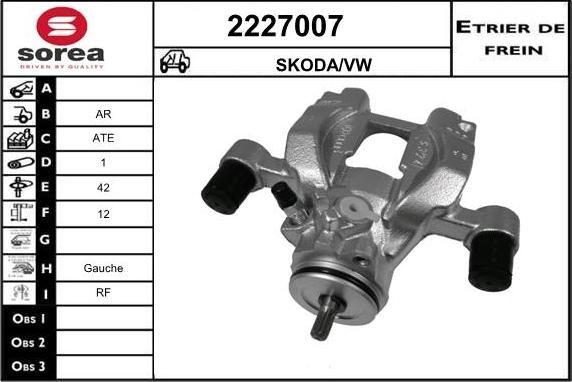 EAI 2227007 - Спирачен апарат vvparts.bg