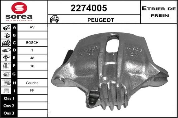 EAI 2274005 - Спирачен апарат vvparts.bg