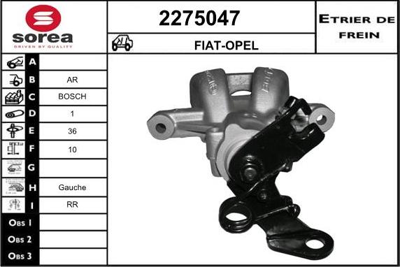 EAI 2275047 - Спирачен апарат vvparts.bg