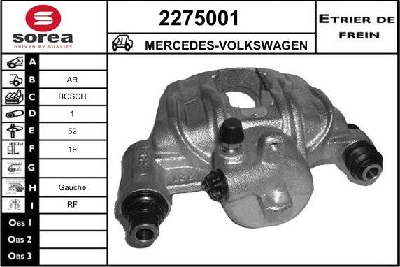 EAI 2275001 - Спирачен апарат vvparts.bg