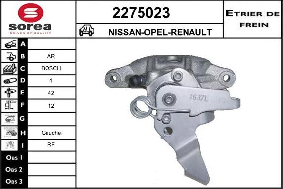 EAI 2275023 - Спирачен апарат vvparts.bg