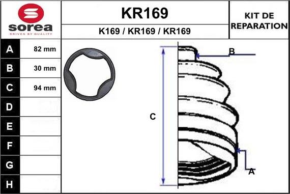 EAI KR169 - Маншон, полуоска vvparts.bg