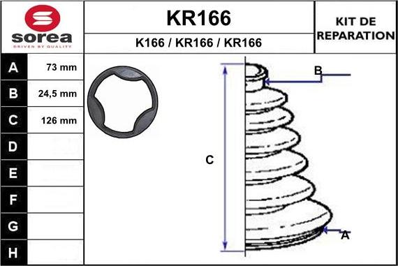 EAI KR166 - Маншон, полуоска vvparts.bg